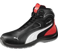 PUMA - Safety Touring Black Mid - Chaussures de sécurité mi-hautes S3 ESD SRC avec capuchon en fibre de verre - Chaussures de protection pour le sport automobile - Aspect montant, Noir , 45 EU