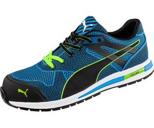 Puma SafetyitChaussure de sécurité Blaze Knit Low S1P HRO SRC Bleu-Combiné EUR 39