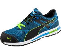 Puma SafetyitChaussure de sécurité Blaze Knit Low S1P HRO SRC Bleu-Combiné EUR 47