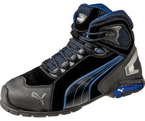 Puma SafetyitChaussure de sécurité Rio Black Mid S3 SRC Noir-Bleu EUR 41