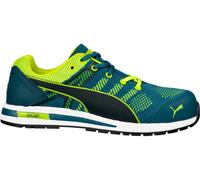 Puma SafetyitChaussures de sécurité Elevate Knit Green Low S1P ESD HRO SRC Bleu/Vert EUR 41