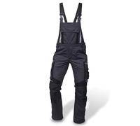 PUMA Salopette de travail de qualité supérieure avec de nombreuses poches et tissu en nylon extra renforcé, Anthracite/noir, 54