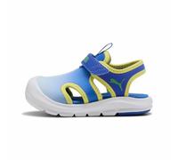 PUMA Sandales amusantes pour bébé Come ON V INF Slide, Royal Sapphire-Green Fruit-Lemon Meringue, 38 EU Enfant, Royal Sapphire Green Fruit Lemon Meringue, 38 EU