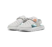 PUMA Sandales Evolve Poised2Race Enfant 34.5, Feather Gray Safe Lake Orange Glo White Blue