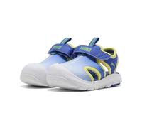 PUMA Sandales Fun Racer Come on Bébé 27, Royal Sapphire Green Fruit Lemon Meringue Blue Yellow