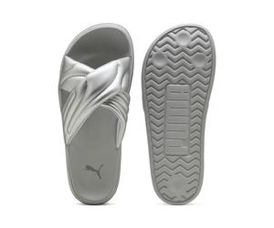 PUMA Sandales métallisées à plateforme Leadcat Femme, Chaussures, Gris, 42 42