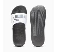 PUMA Unisex Popcat 20 Sandales à enfiler, Puma White Dark Coal, 38 EU