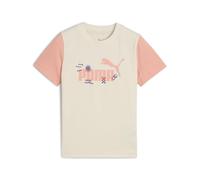 PUMA Sandy Adventures Tee PS, T-Shirts Mixte Enfant, Alpine Snow,