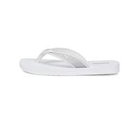 PUMA Sandy Flip Space Metallics Tongs pour femme, Argent mat PUMA Blanc PUMA Argent, 42 EU