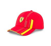 PUMA Scuderia Ferrari - Casquette Carlos Sainz édition spéciale 2023 - Unisexe - Rouge - Taille : Enfant