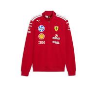 PUMA Scuderia Ferrari F1 2026 Pull Team T7 1/2 Zip Homme - Rouge - Taille : S