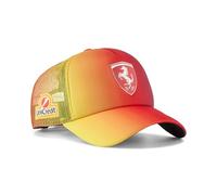 PUMA Scuderia Ferrari F1 Casquette Édition Spéciale Lewis Hamilton GP de Grande-Bretagne 2025 - Dégradé Rouge - Taille Unique