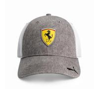 PUMA Scuderia Ferrari F1 Casquette Trucker Logo - Gris - Taille Unique