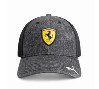 PUMA Scuderia Ferrari F1 Casquette Trucker Logo - Noir - Taille Unique