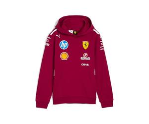 PUMA Scuderia Ferrari F1 Hoodie Équipe Enfant 2025 - Rouge - Taille : 110