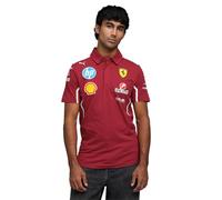 PUMA Scuderia Ferrari F1 Polo Équipe 2025 - Rouge - Taille : XXL