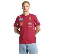 PUMA Scuderia Ferrari F1 T-Shirt Équipe 2025 - Rouge - Taille : XS