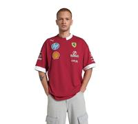 PUMA Scuderia Ferrari F1 T-Shirt Oversize Pilote 2025 - Rouge - Taille : M