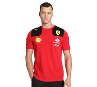 PUMA Scuderia Ferrari - T-Shirt de l'équipe 2023 - Rouge - Hommes - Taille: M