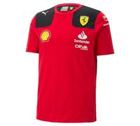 PUMA Scuderia Ferrari - T-Shirt de l'équipe Charles Leclerc 2023 - Rouge - Hommes - Taille: L