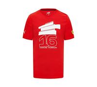 PUMA Scuderia Ferrari - T-Shirt du Pilote Charles Leclerc - Rouge - Hommes - Taille: XL