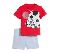 PUMA Ensemble t-shirt et short Sporty Cats Bébé, Accessoires, Rouge, 3-4Y 3-4Y