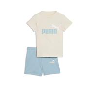 PUMA Set 'Minicats Essentials' beige / bleu clair / blanc, Taille 98