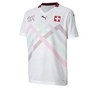 Puma Sfv Away Shirt Replica Jr Maillot Garçon, White-Pomegranate, 164
