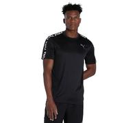 PUMA Shirt ajusté Tee Homme, Noir, S