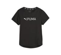 PUMA Shirt Ultrabreathe avec Logo Fit Tee, Noir-SS24-Blanc Graphique, XS Femme