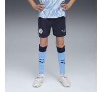 PUMA Short 25/26 Manchester City Enfant et Adolescent, Vêtements, Deep Navy/Light Bleu, 5-6Y 5-6Y