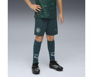 PUMA Short 25/26 Manchester City Enfant et Adolescent, Vêtements, Vert, 9-10Y 9-10Y