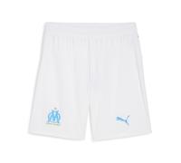 PUMA Short 25/26 Olympique de Marseille Homme, Sport, Blanc/Azure, XL XL