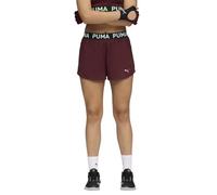 PUMA Short 3" en Maille Strong Femme S, Ruby Shimmer Red