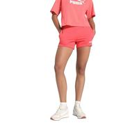 PUMA Short 4'' à Petit Logo N° 1 Logo ESS Femme M, Peach Frost Red