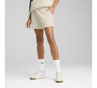 PUMA ESS Elevated High-Rise Structured Shorts 5", Short tricoté Femme, Alpine Snow,