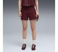 PUMA Short à nervures 10 cm T7 Femme, Vêtements, Rouge, XS XS