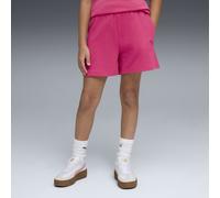 PUMA Short à taille haute Essentials Enfant et Adolescent, Vêtements, Rose, 7-8Y 7-8Y