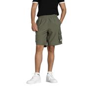 PUMA Ess No. 1 Logo Woven Cargo Shorts 9" tissé, Vert (Loden), 4XL Homme