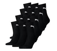 Puma Short Crew Chaussettes 12 Paire, Semelle Bouclette, Unisexe 3/4 / Couleur