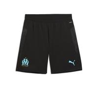 PUMA Short d’entraînement Olympique de Marseille Homme, Accessoires, Noir, L L