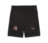 PUMA Short d’entraînement Olympique de Marseille Homme, Sport, Noir/Copper, XS XS
