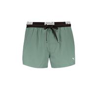 PUMA Short de Bain avec Logo pour Homme, Vert foncé, XL