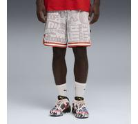 PUMA Short de basketball décontracté Out Of Practice Homme, Accessoires, Gris, M M