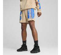 PUMA Short de basketball en tissu éponge Ancient Roars Unisexe, Vêtements, Beige, M M