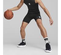 PUMA Short de basketball Hoops Team Homme, Accessoires, Noir, XL XL