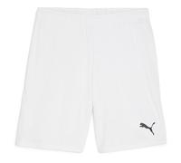 PUMA Short de Foot teamGOAL - Blanc/Noir Medium