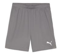 Puma short teamGOAL en maille unisexe adultes Cast Iron-Puma White 705752