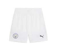 PUMA Short de Football Manchester City Enfant 2024/25 - Blanc - Taille : 128