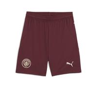 PUMA Short De Football Manchester City Enfant 2024/25 - Bordeaux - Taille : 140